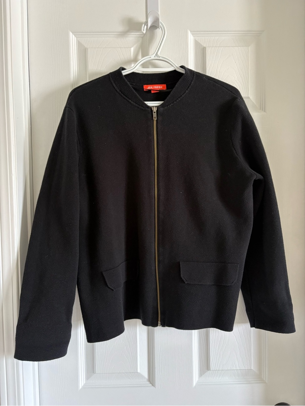 Joe Fresh Black Zip-Front Jacket